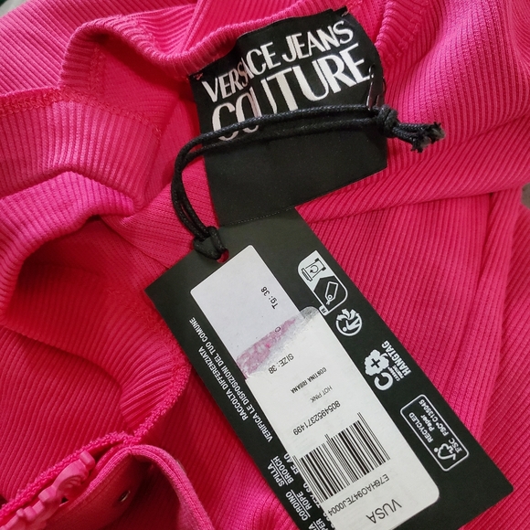 NWT Versace Ribbed Knit Dress - Picture 5 of 7